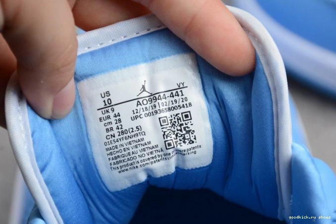 Rep Jordan 1 UNC AO9944-441 Low Air (W) 0715
